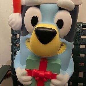 Bluey blow mold 2ft new holiday Christmas yard decoration